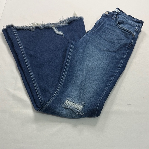 KanCan Midnight Blue Cropped Jeans - Picture 2 of 7